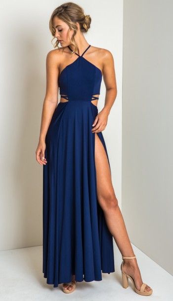 Pretoria Cutout Maxi Dress in Navy More