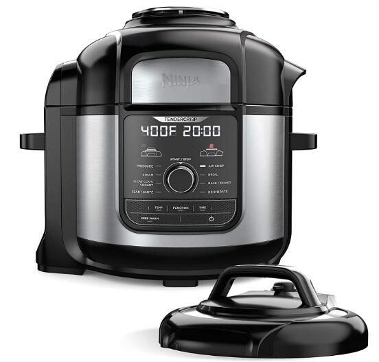 Ninja Foodi 9-in-1 Pressure, Broil, Dehydrate, Slow Cooker, Air Fryer, 