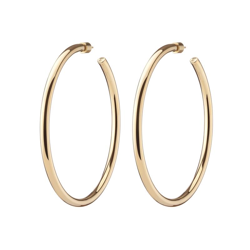 Brass Hoops | Lilly Hoops – Jennifer Fisher