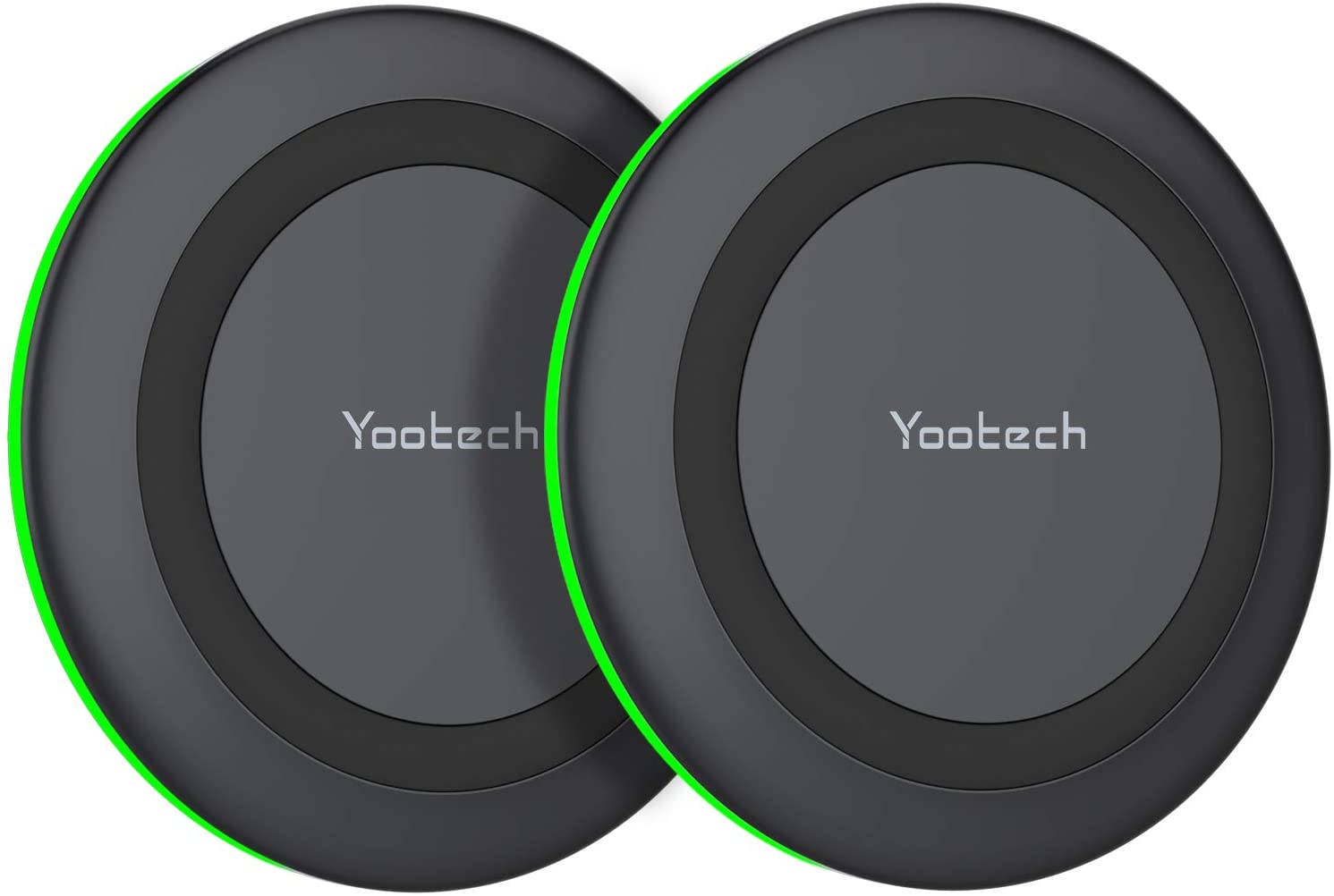 Yootech [2 Pack] Wireless Charger,Qi-Certified 10W Max Wireless Charging Pad 