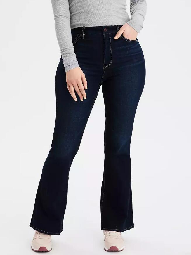 Curvy Super High Waisted Flare Jeans