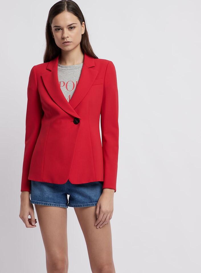 Crepe fabric blazers for summer