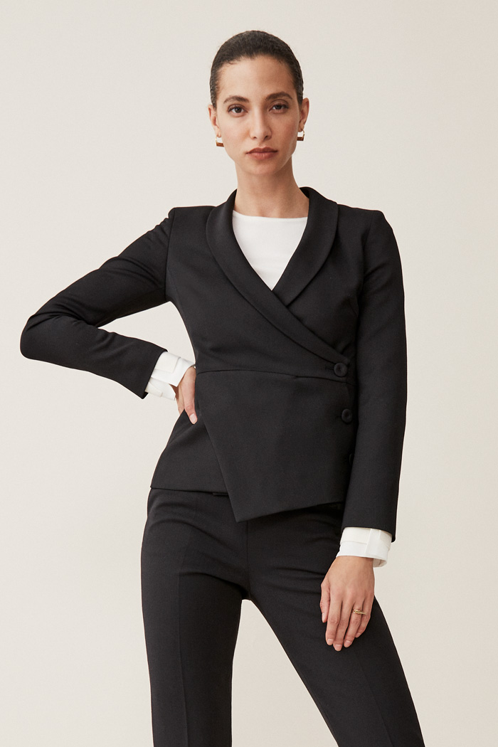 Image result for asymmetric blazers