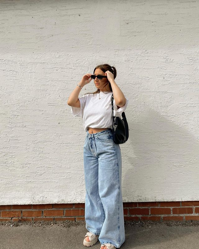 How to Style Baggy Jeans  POPSUGAR Fashion