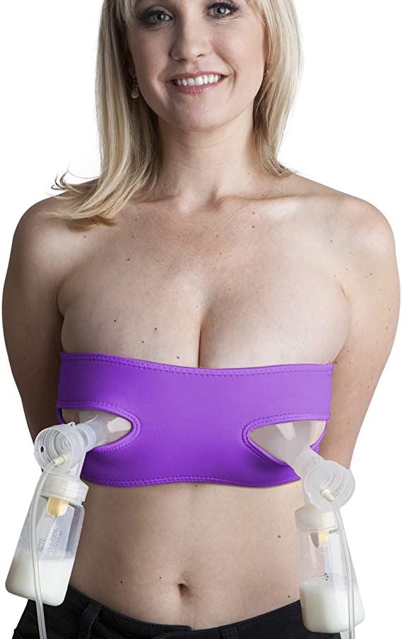 Pump Strap Handsfree Strapless Pumping Bra for Breastfeeding Women,