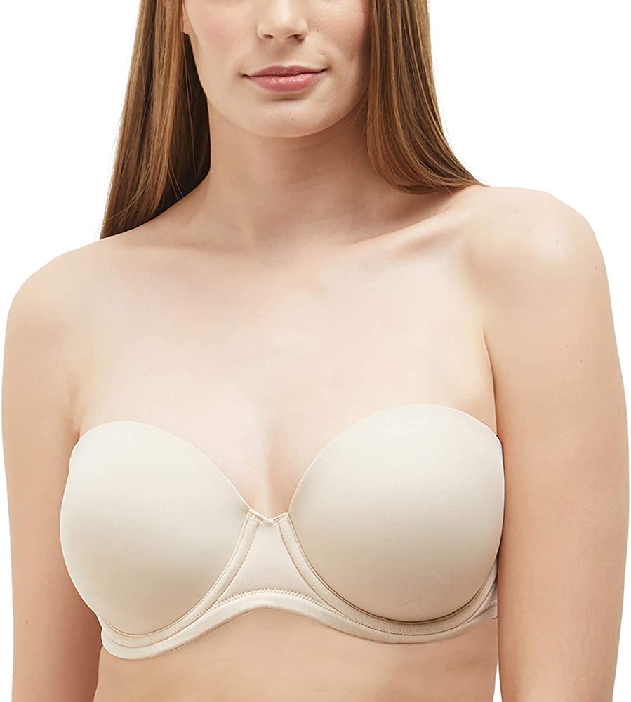 Best Big Boob Strapless Bra for Overall Uplift & Support Wacoal - Women's ‘Red Carpet’ Strapless Full-Busted Underwire Bra