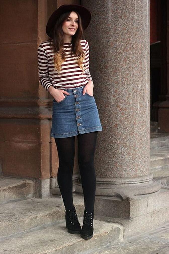 what to wear with tights