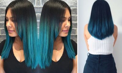 best blue ombre hair color ideas 20 Amazing Blue Ombre Hairstyles 2022