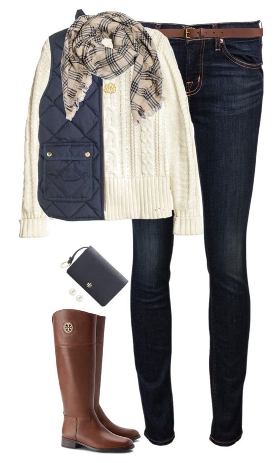 polyvore winter outfits