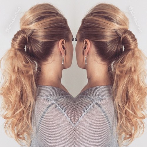 22 Cute Ponytails for Long & Medium Length Hair - Straight 