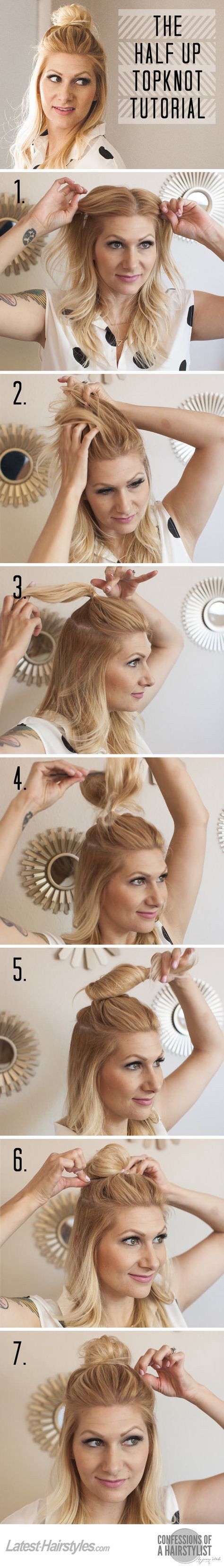 Easy Step by step hair tutorials for long hair Easy Step by step hair tutorials for long hair