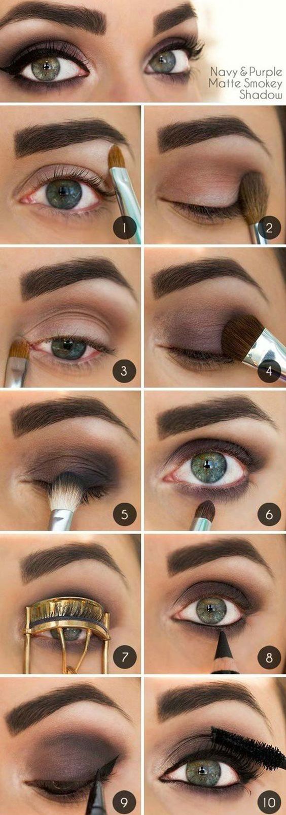 10 Step By Step Makeup Tutorials For Green Eyes Her Style Code