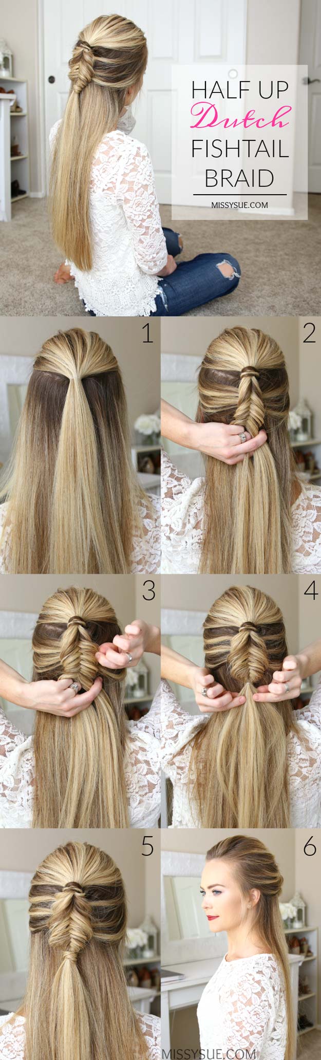 60 easy step by step hair tutorials for long, medium,short