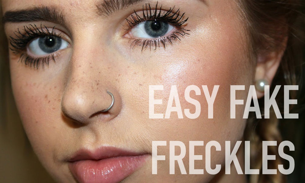 How To Pull Off Fake Freckles Her Style Code 