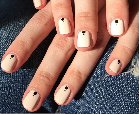 6. Minimalist Nail Art with Lines and Dots - wide 10