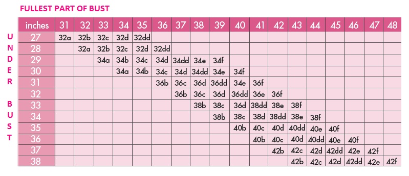 wacoal bra size calculator