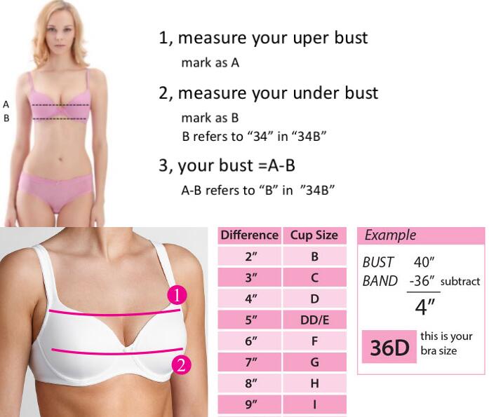 ¿Cómo te mides por un sujetador?