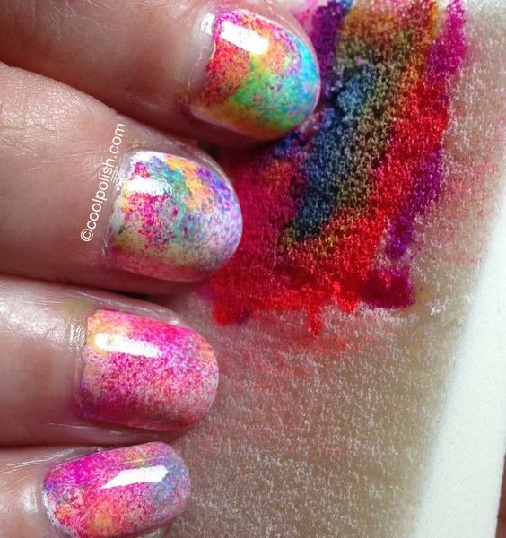 13 Fun Tie Dye Manicures For Free Spirits