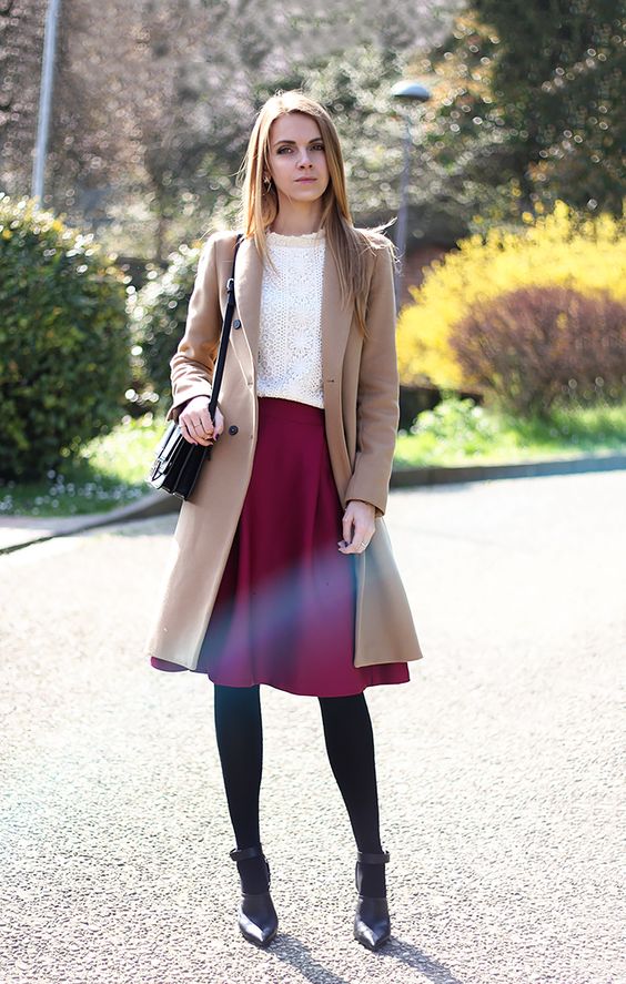 How to Wear Midi Skirts How to Wear Midi Skirts