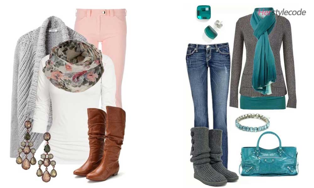 11 Cute Cozy Fall Outfits With Scarves - Her Style Code