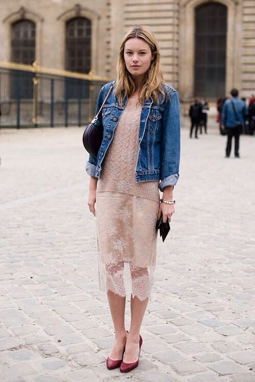 pink-blush-lace-pencil-skirt-jean-jacket-denim-jacket-spring-work-weekend-shower-party-date-via-theyallhateus