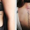 Script Tattoo women