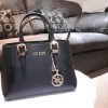 Guess Black Handbag Review - YouTube