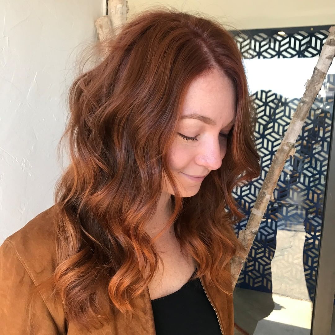 Hair Color Ideas - copper - brown