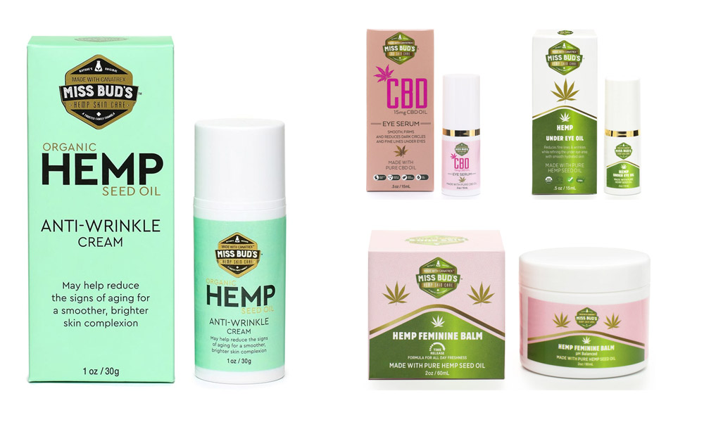 Hemp beauty products Miss Bud’s Hemp Feminine Products - For the Modern Lifestyle