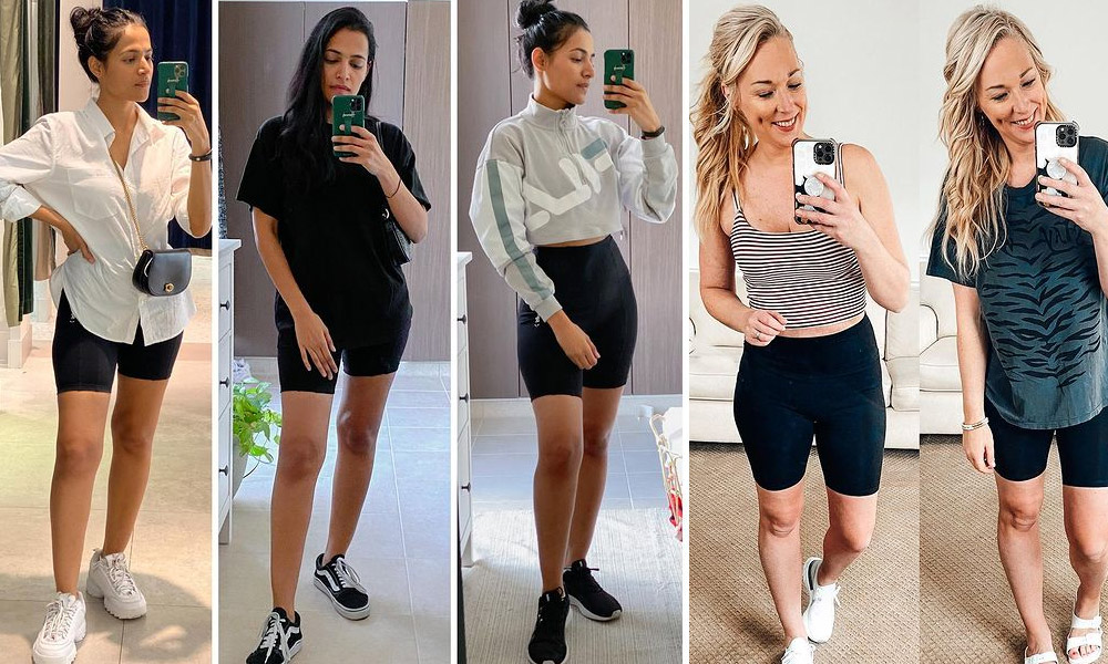 How To Style Biker Shorts: Sexy, Casual, Dressy & Quirky Ideas For Girls -  Her Style Code