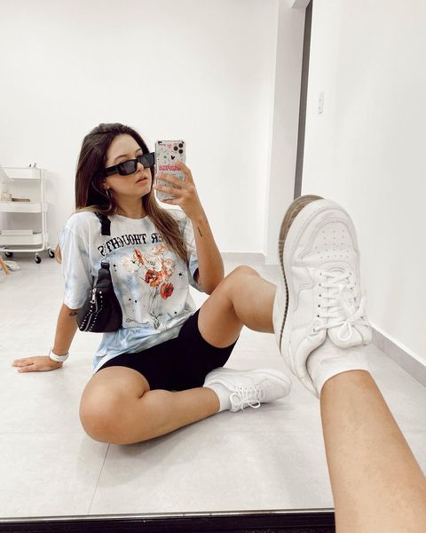 How to Style Biker Shorts: Sexy, Casual, Dressy & Quirky Ideas for How to Style Biker Shorts - what to wear with Biker Shorts