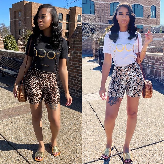 How to Style Biker Shorts: Sexy, Casual, Dressy & Quirky Ideas for How to Style Biker Shorts - what to wear with Biker Shorts