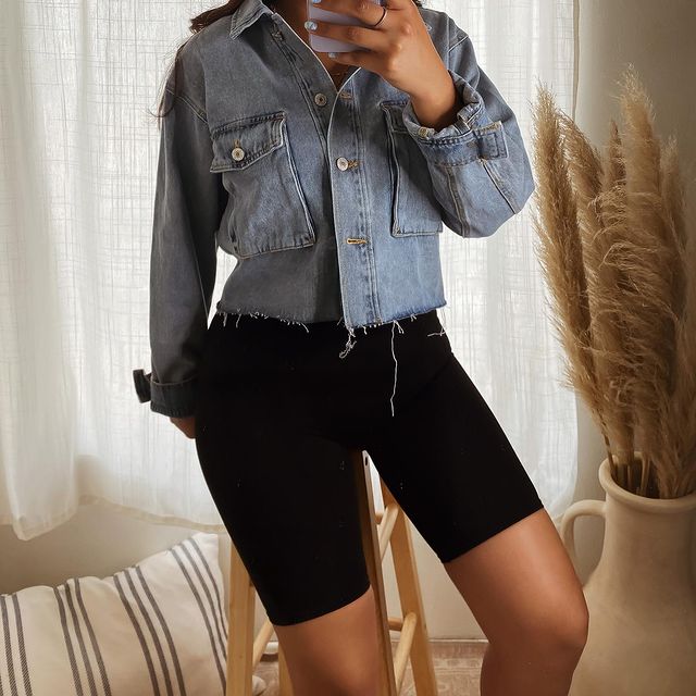 How to Style Biker Shorts: Sexy, Casual, Dressy & Quirky Ideas for How to Style Biker Shorts - what to wear with Biker Shorts