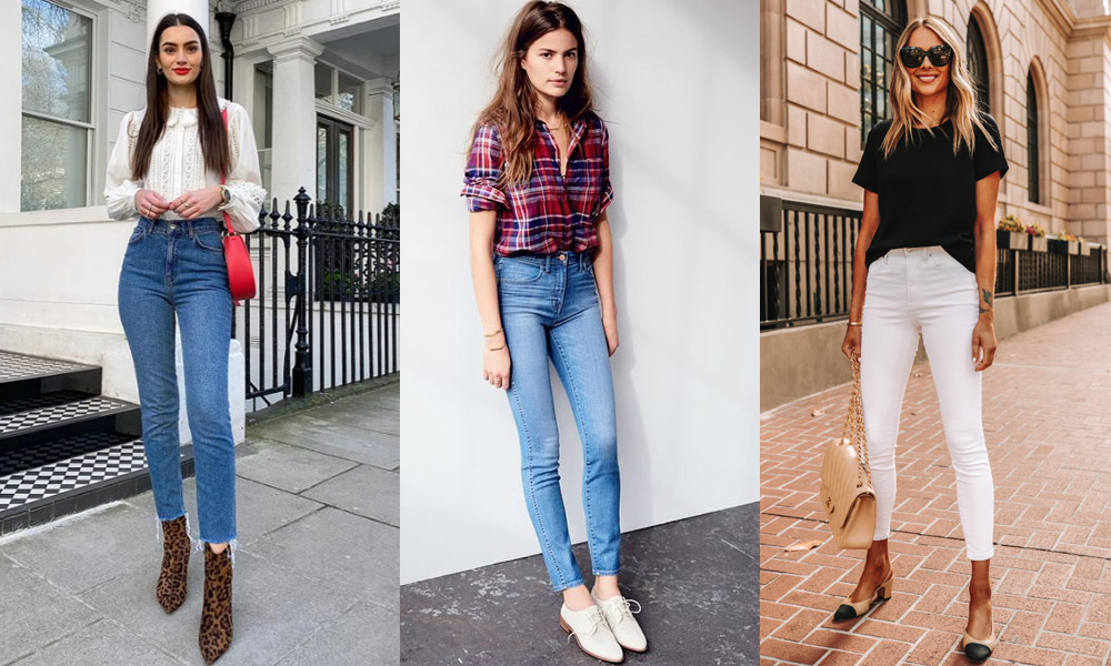 How to Wear High-waisted Jeans - Outfit Ideas for HWJ