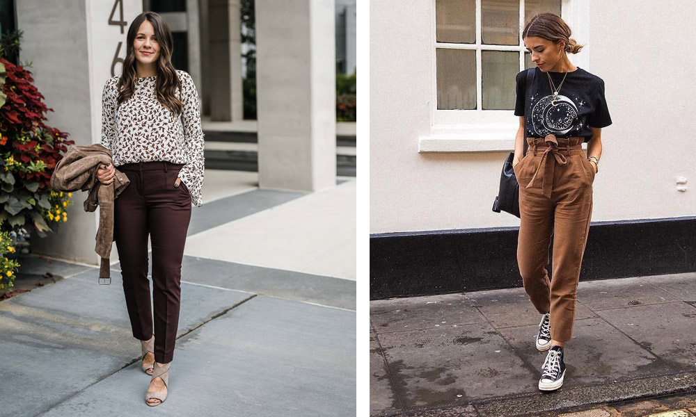 Outfit Ideas For Women With Brown Pants ...