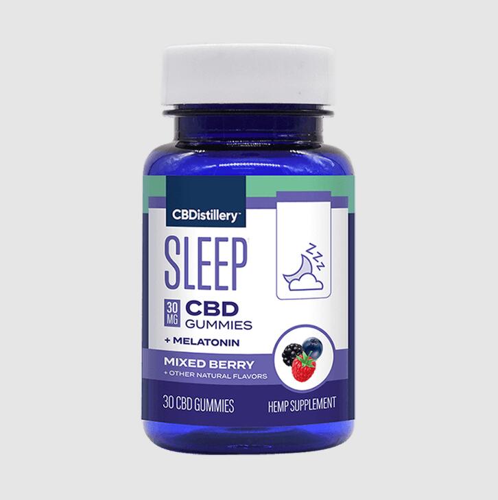 CBDistillery Broad Spectrum CBD “Sleep” Gummies + Melatonin