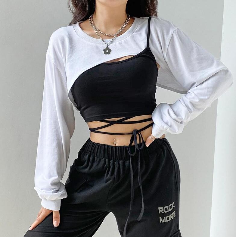 e girls' Cropped tops 