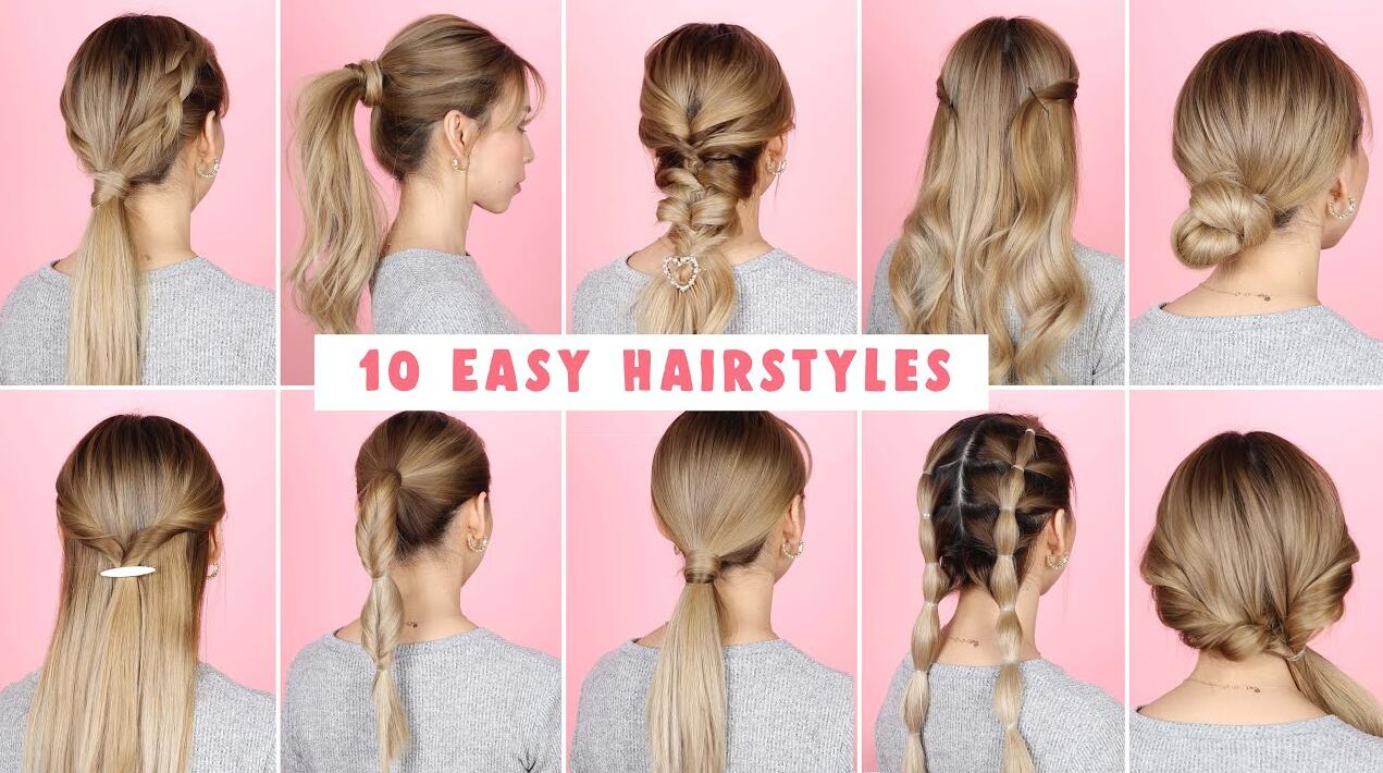 10 Easy hair styles