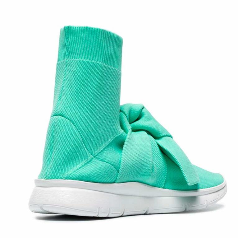 Joshua Sanders Turquoise Knot Sock sneakers for women 26 Best Sock Sneakers for Women, Men, and Kids in 2022