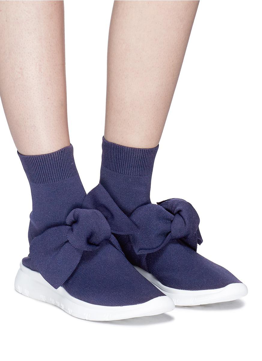 Joshua Sanders Turquoise Knot Sock sneakers 26 Best Sock Sneakers for Women, Men, and Kids in 2022