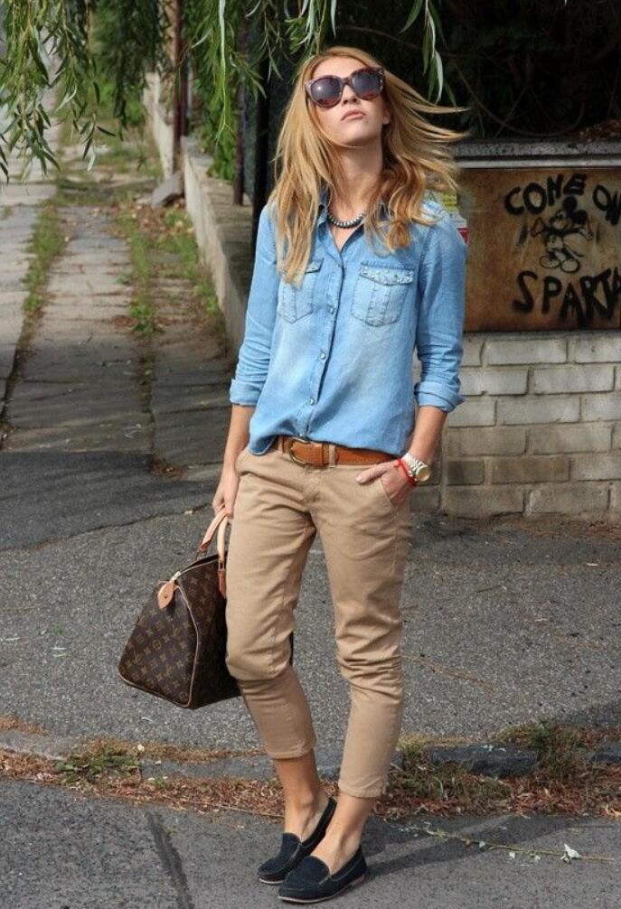 What to Wear with Khaki Pants: 20 Khaki Pants Outfit Ideas for Women - Her  Style Code