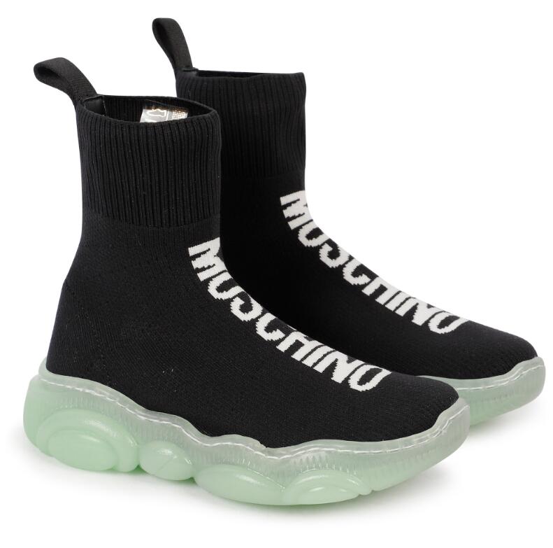Moschino Logo Knit Sock-sneakers for women