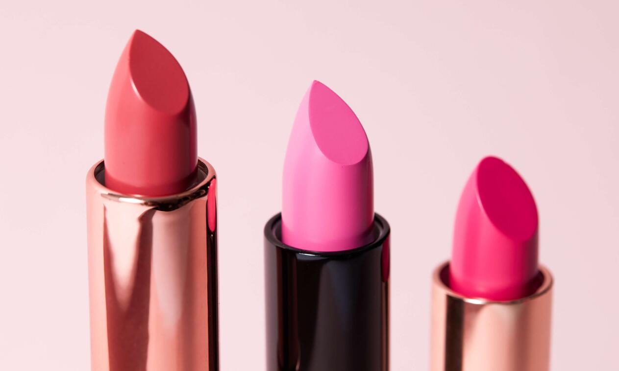 Pink lipstick 