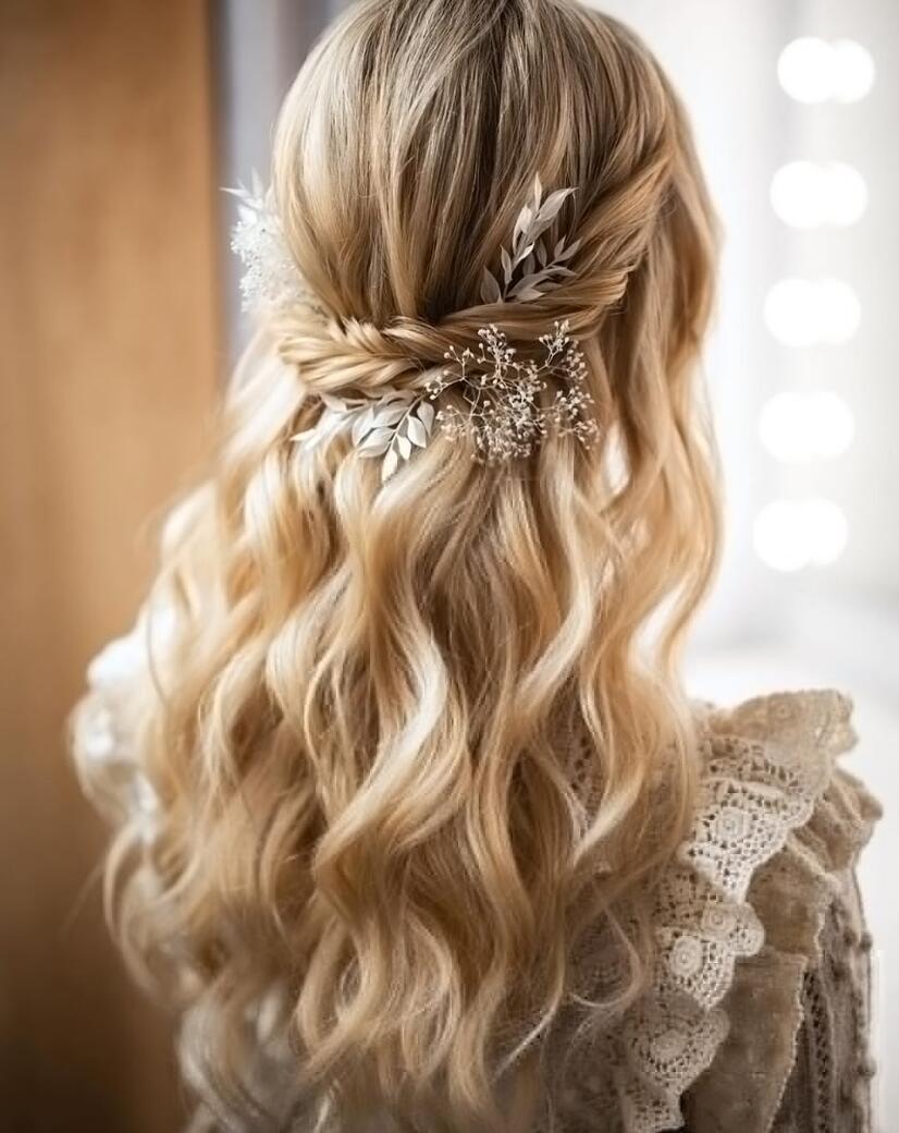wedding Loose waves hairstyle