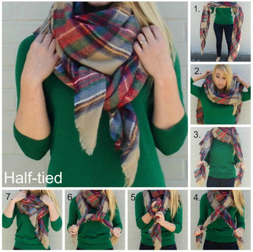 Half Tied Scarf Style How to Tie a Scarf to Jazz Up Your Hair, Neckline, Waist & Bag Handles