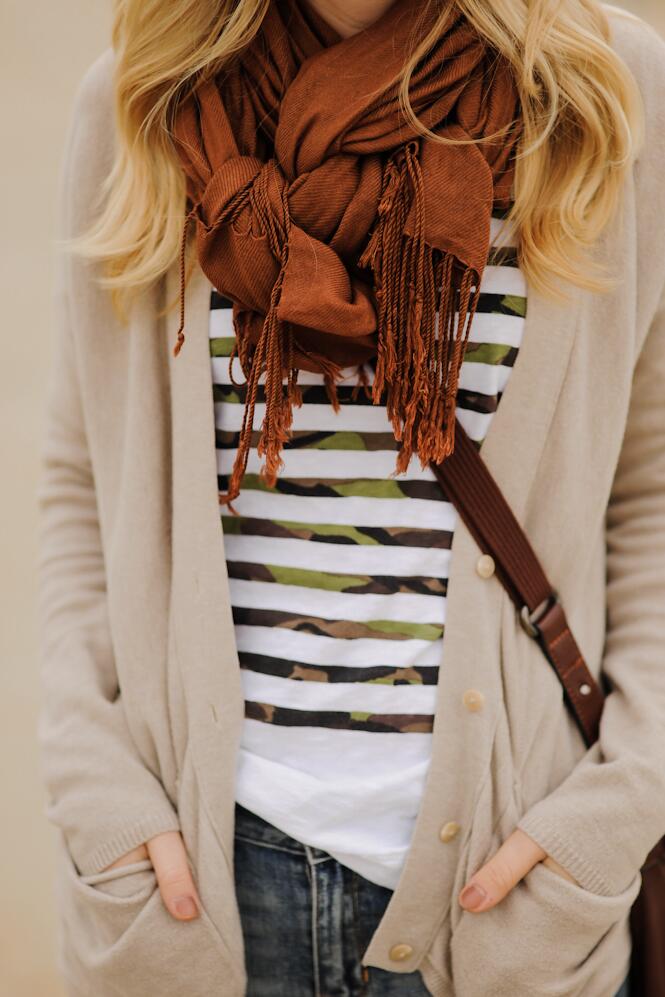 Woven Knot Scarf Tutorial How to Tie a Scarf to Jazz Up Your Hair, Neckline, Waist & Bag Handles