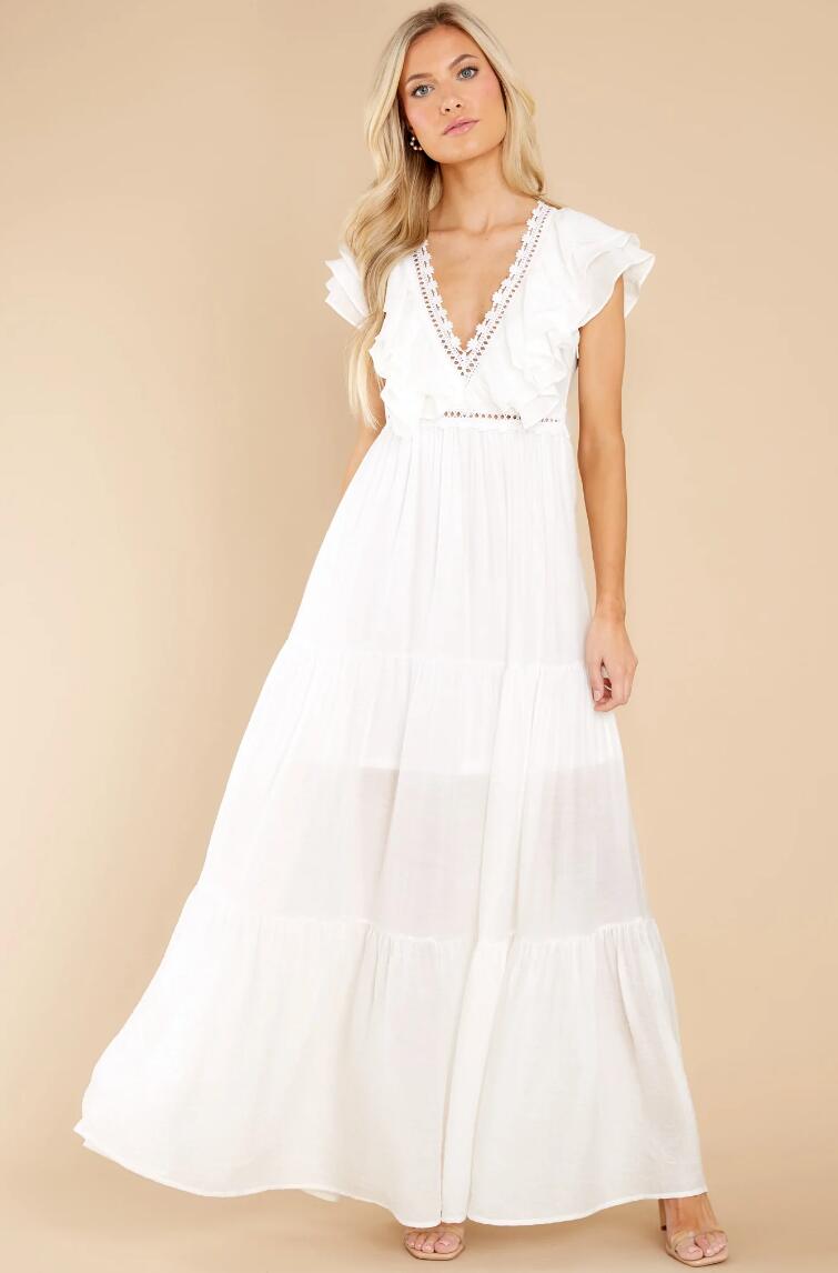 white Maxi Dresses
