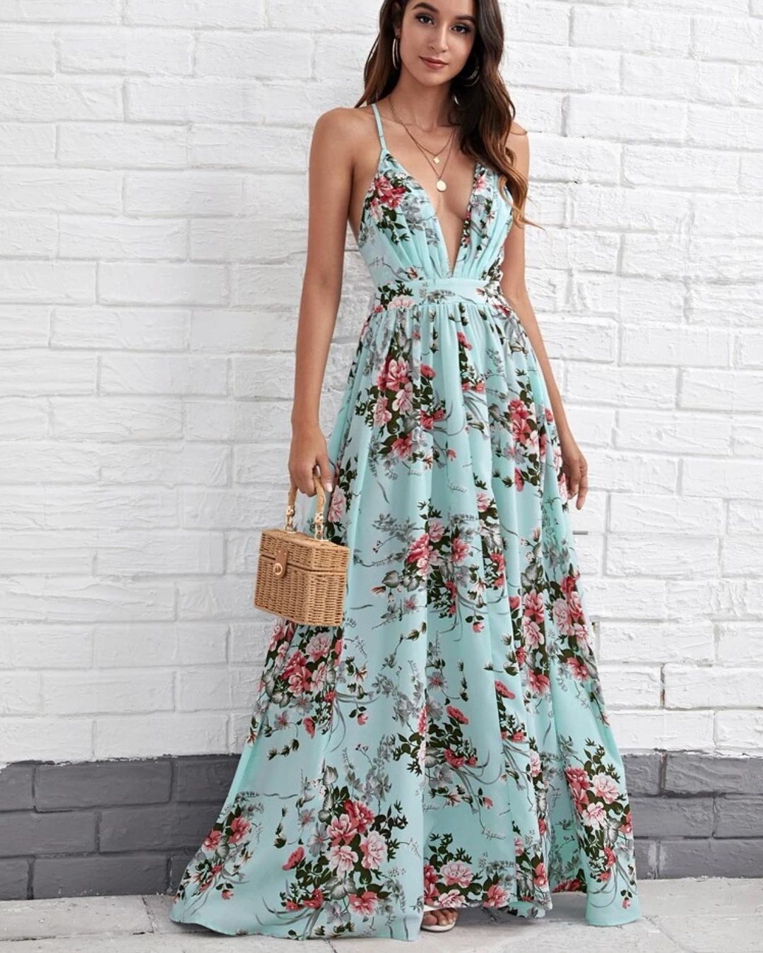 flower Maxi Dresses for summer