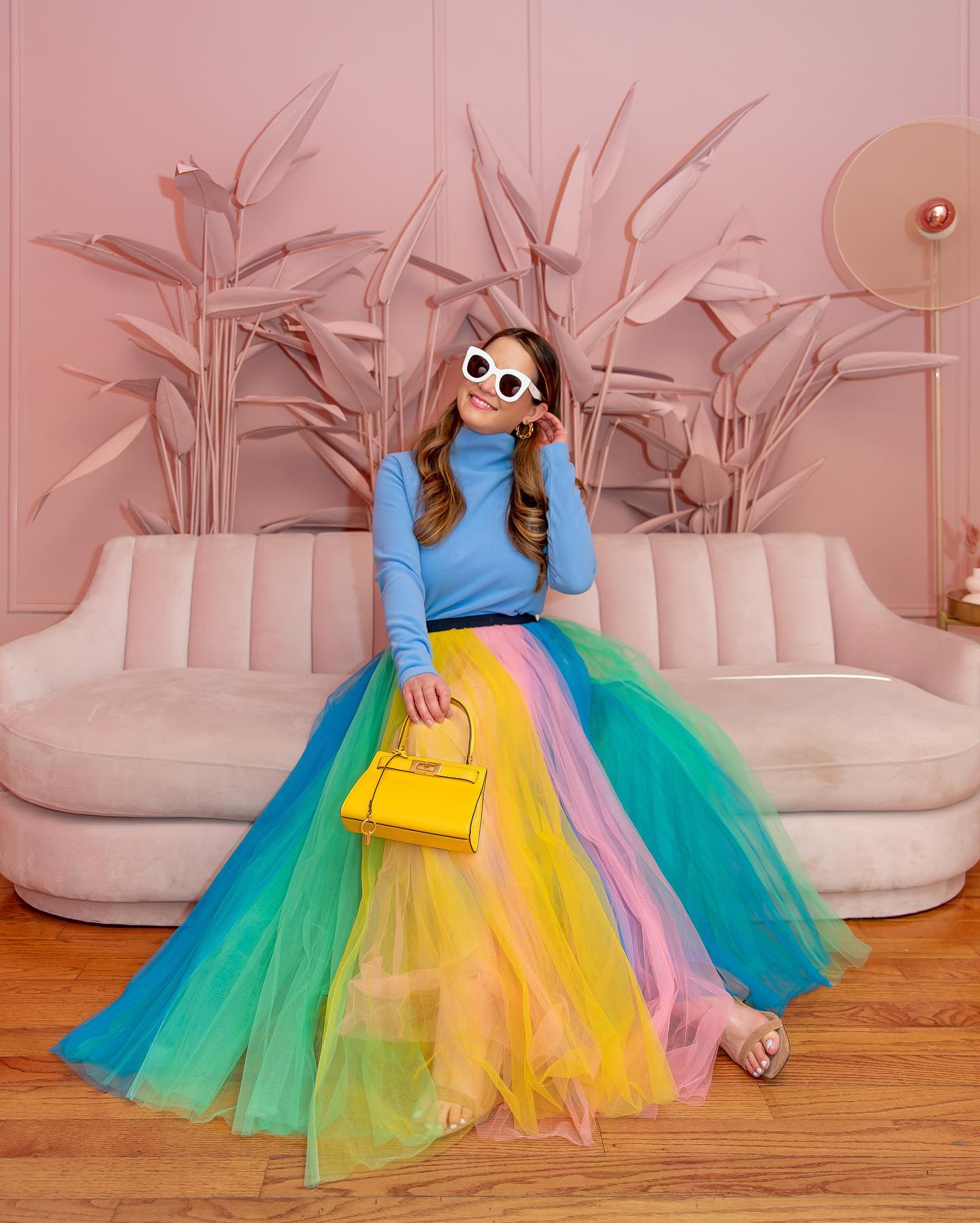 colorful tulle skirt