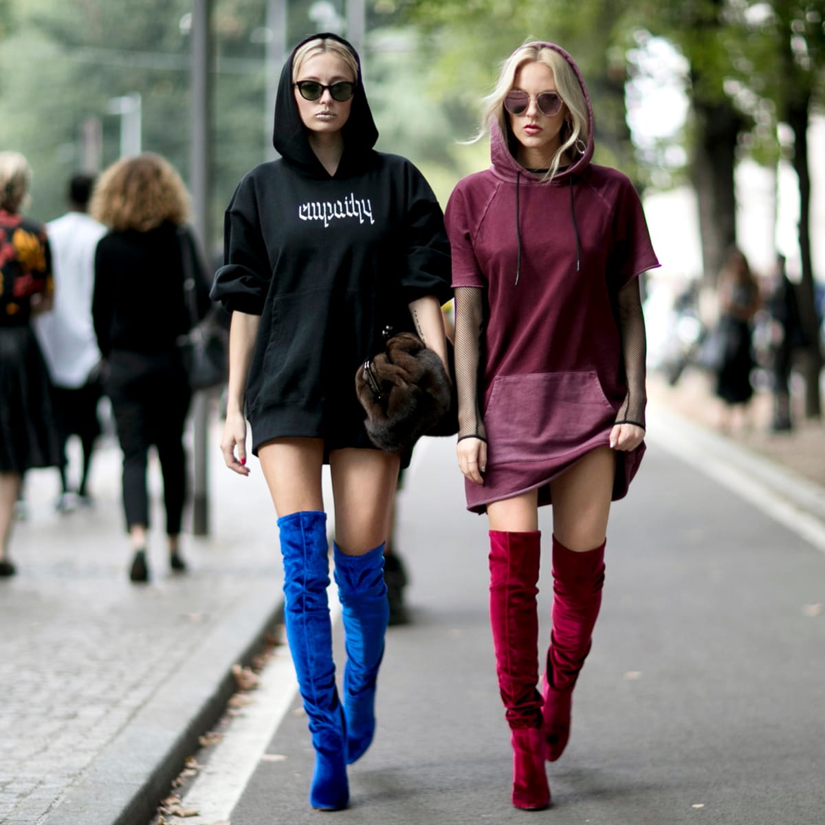knee high boots street style How to Wear Long Boots: 70 Outfit Ideas with Long Boots